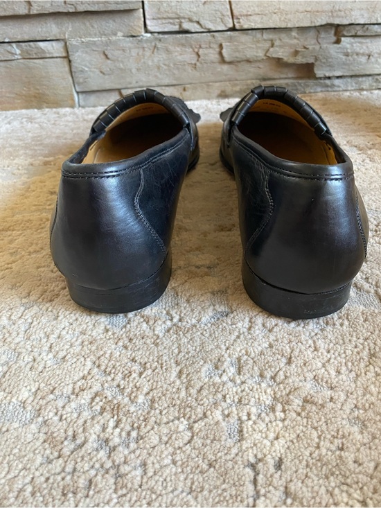 Johnston and Murphy Wing Tip Black Leather Tassel Loafers Dress Sboes Slip On main image 8
